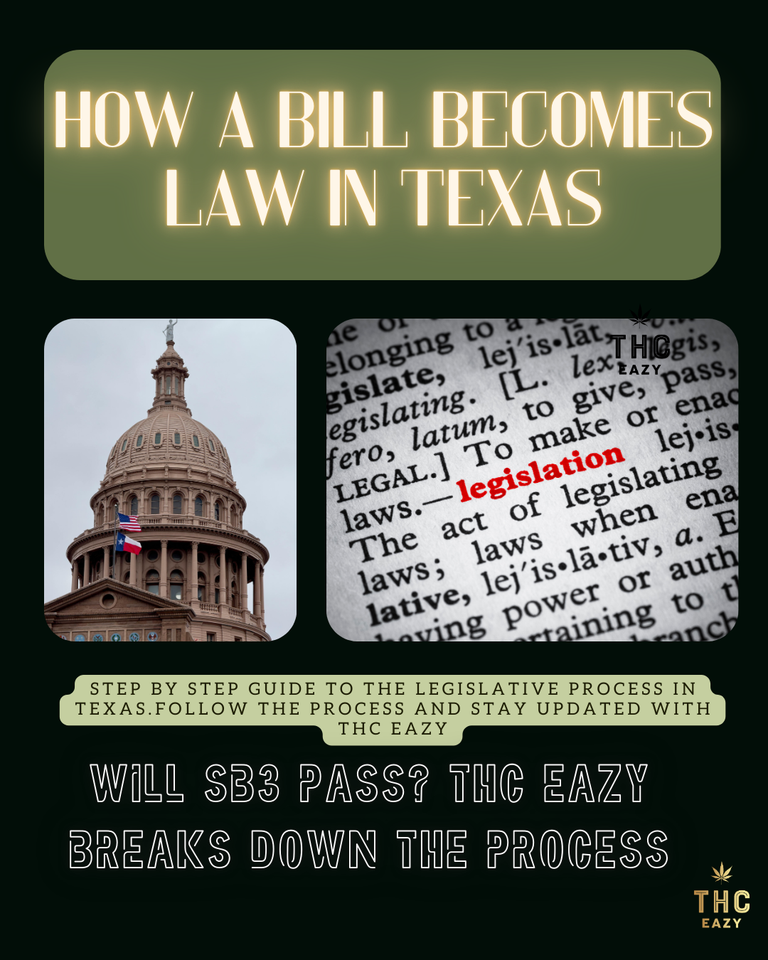 How a Bill Becomes a Law in Texas: Step-by-Step Guide x THC Eazy