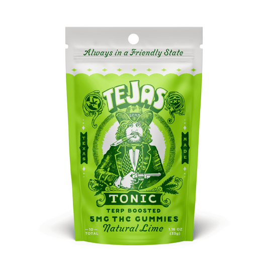 Natural Lime THC Gummies – Tejas Tonic