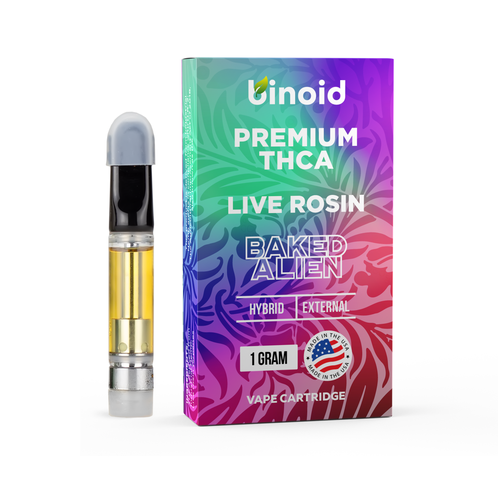 THCA Vape 1G Cartridge - Baked Alien (Hybrid)